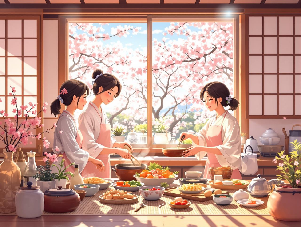 AI理论联合出品 - 四季料理物语